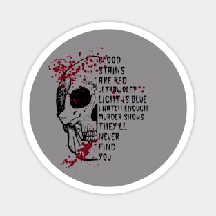 Love me Skull Magnet